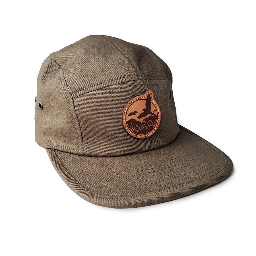 TRAILSCAPE LEATHER PATCH CAMPER HAT